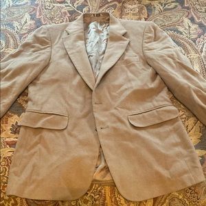 Men camel sports coat